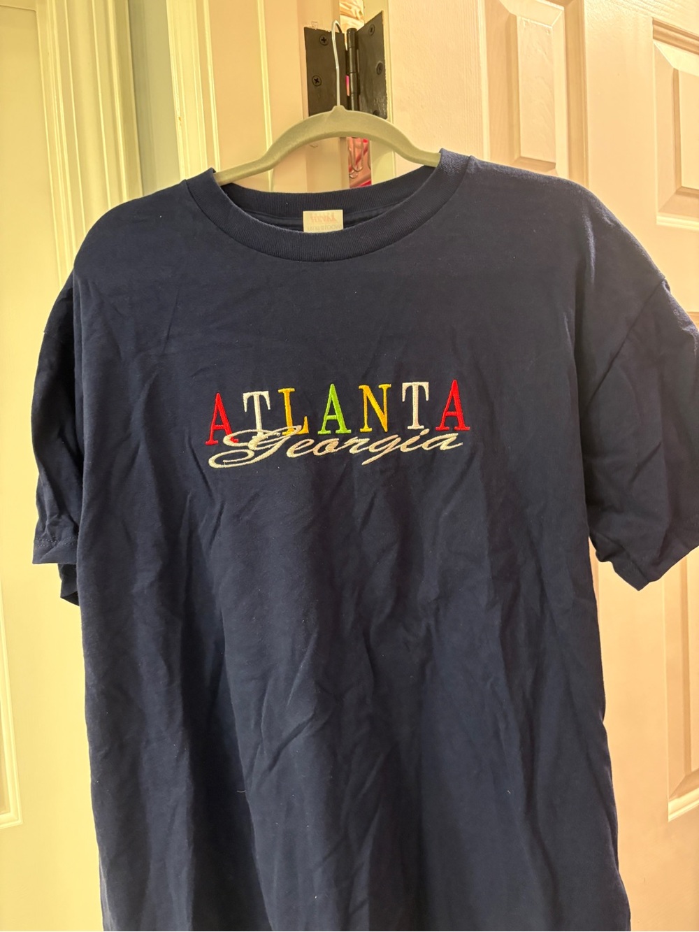 Fruit of the Loom Navy Heavy Cotton Graphic Tee